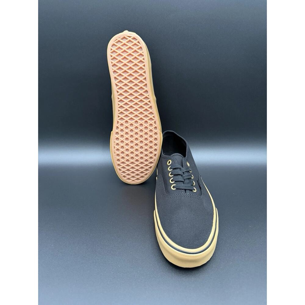 Vans Authentic Black Gum Womens Size 7.5 - Picture 6 of 7